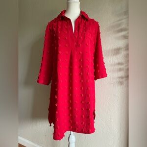 5 for $35 Red tunic